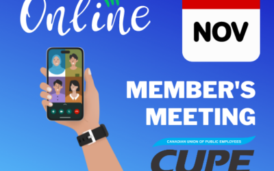 November General Membership Meeting
